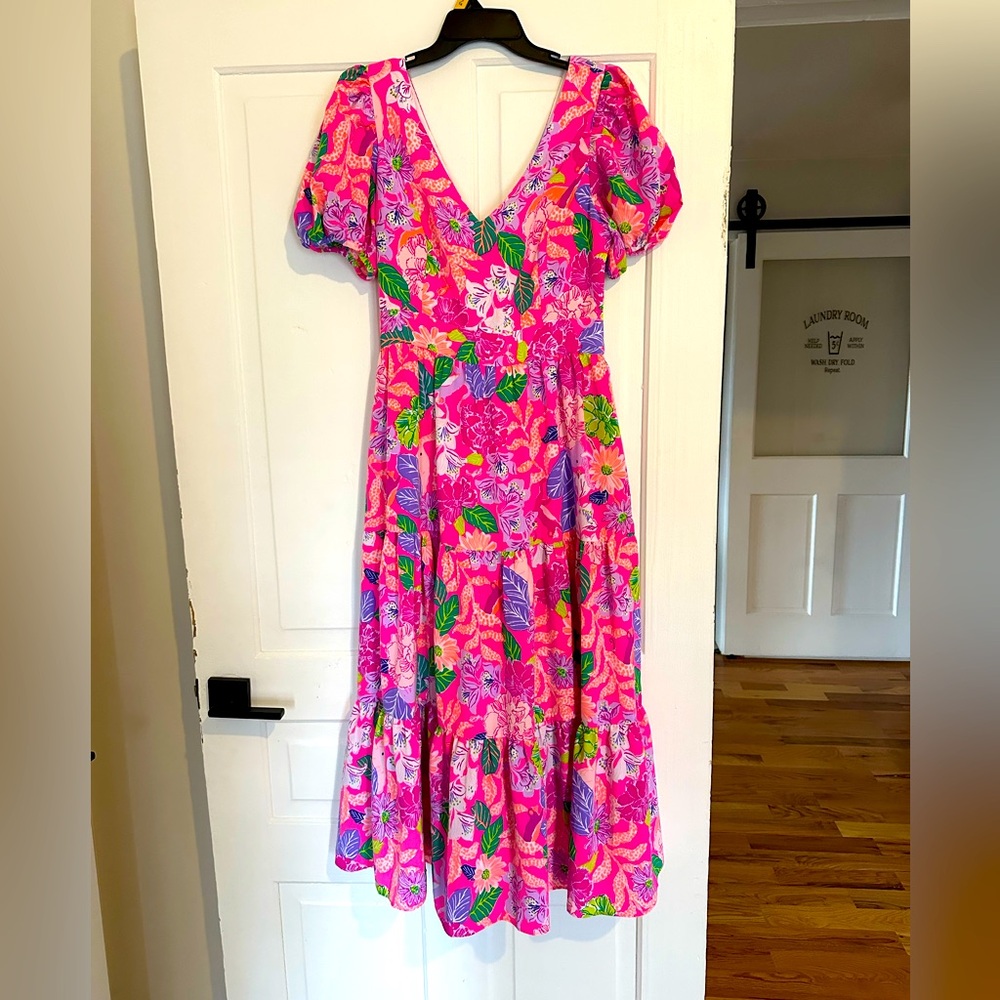 Lilly Pulitzer Grace short sleeve midi dress